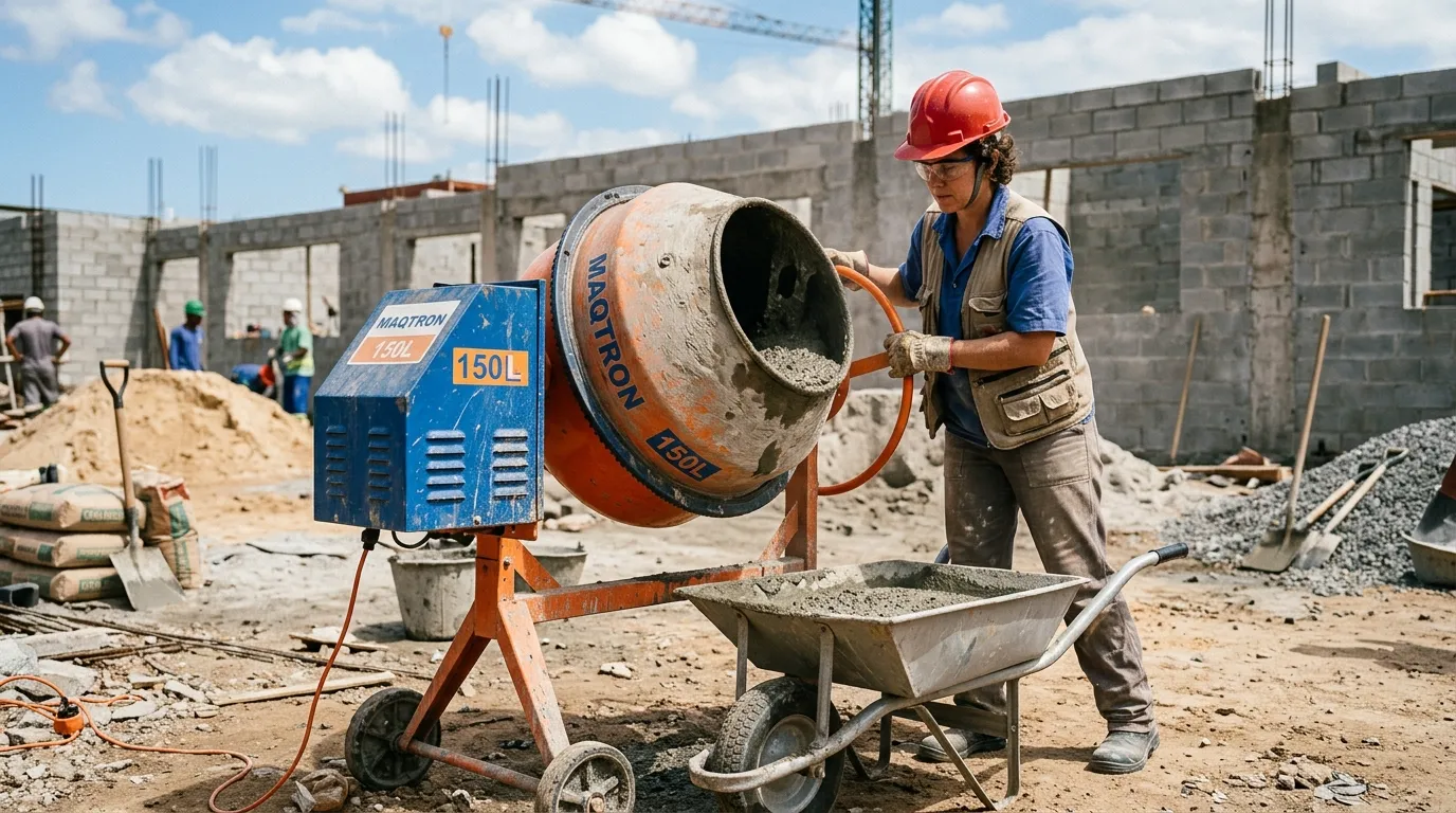 Comparativo técnico entre betoneiras populares