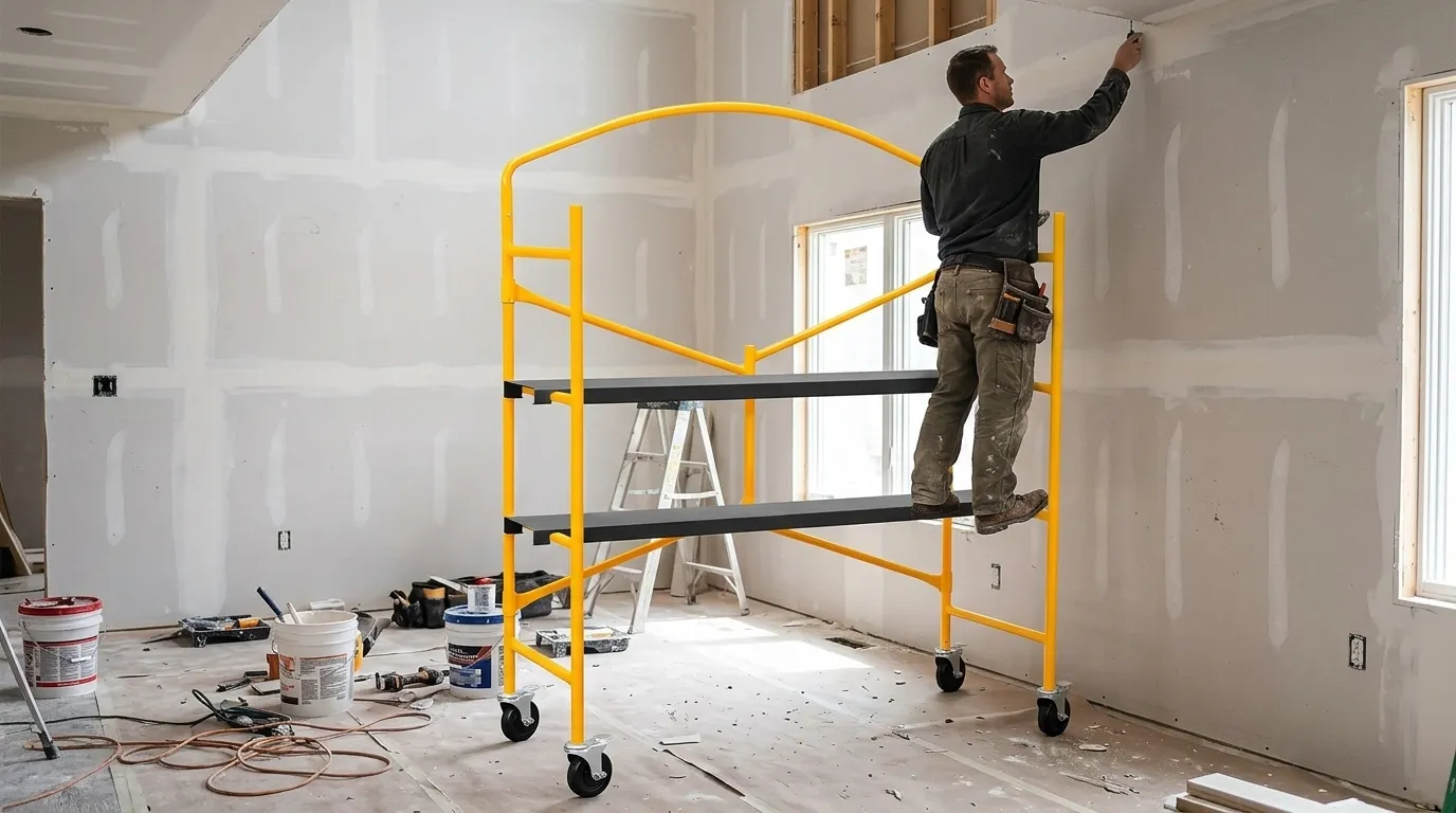 Andaime portátil para pintura e manutenção